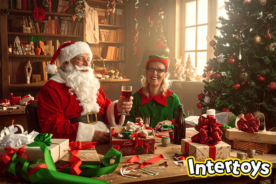 Een AI photobooth met de kerstman